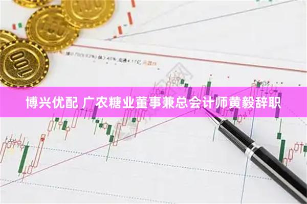 博兴优配 广农糖业董事兼总会计师黄毅辞职