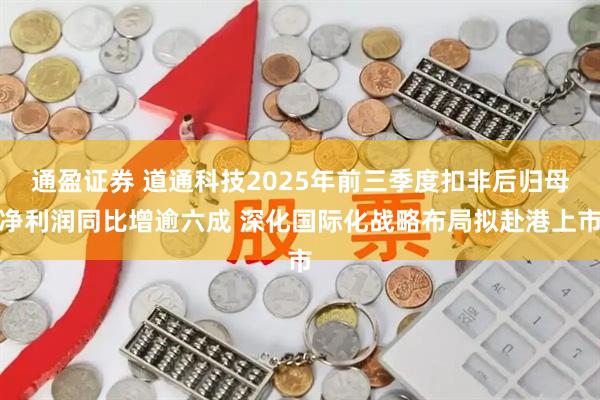 通盈证券 道通科技2025年前三季度扣非后归母净利润同比增逾六成 深化国际化战略布局拟赴港上市