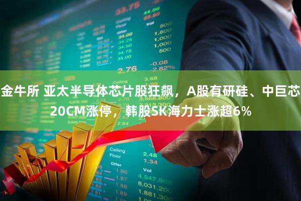 金牛所 亚太半导体芯片股狂飙，A股有研硅、中巨芯20CM涨停，韩股SK海力士涨超6%